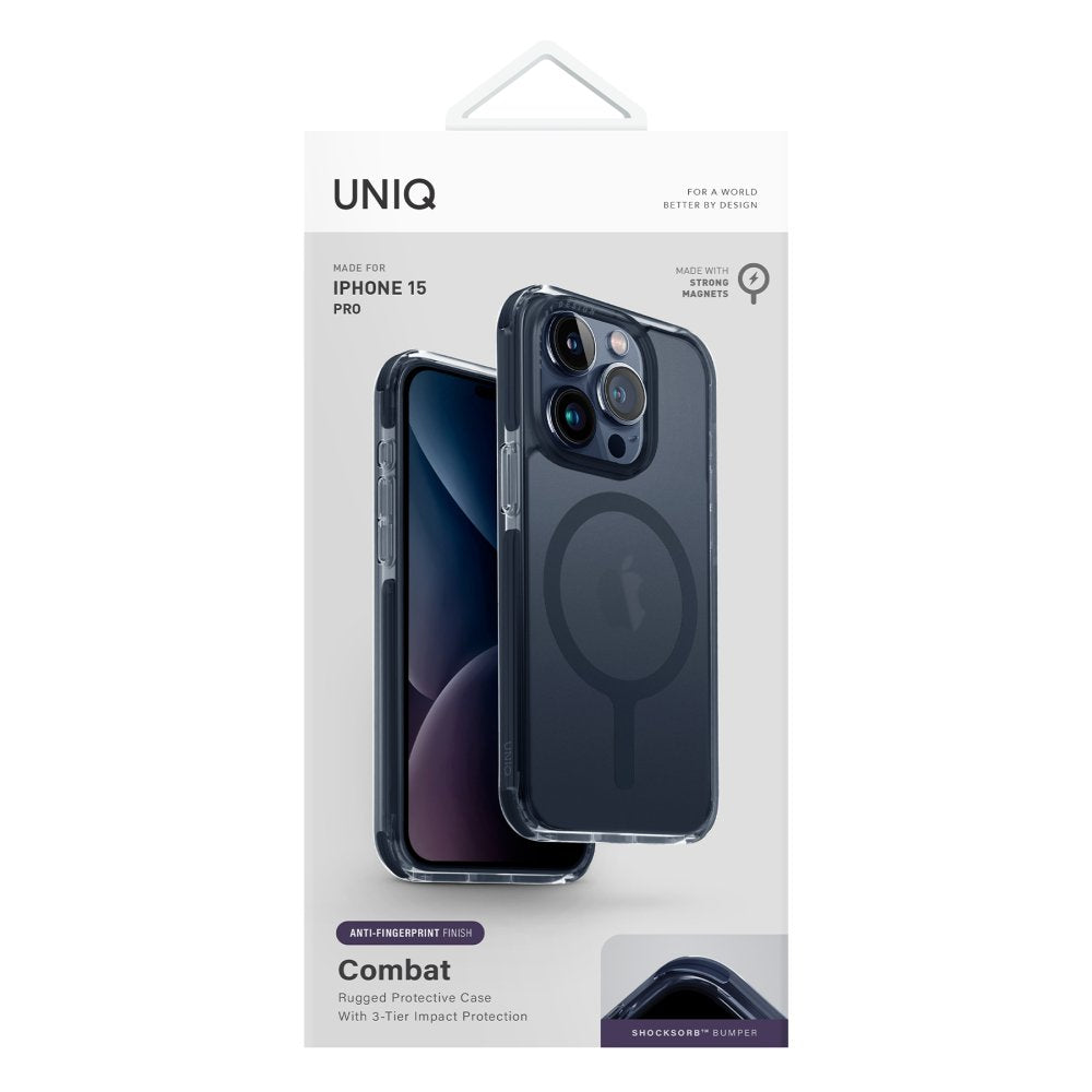 Uniq iPhone 15 Pro Combat Magsafe Kapak - 5 Uniq iPhone 15 Pro Combat Magsafe Kapak - 5